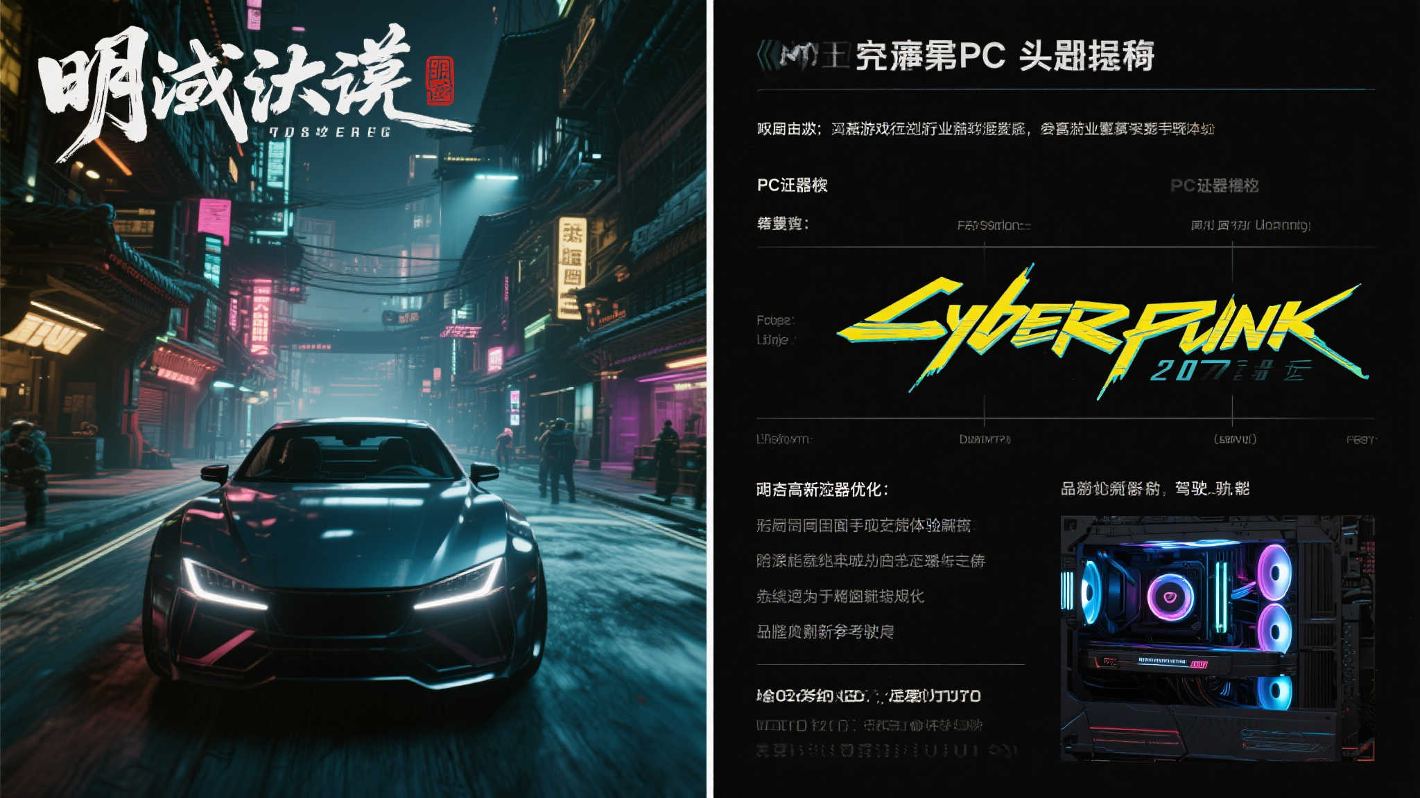 《明末》PC配置曝光，《2077》引入自动驾驶功能 - 今日热点预览